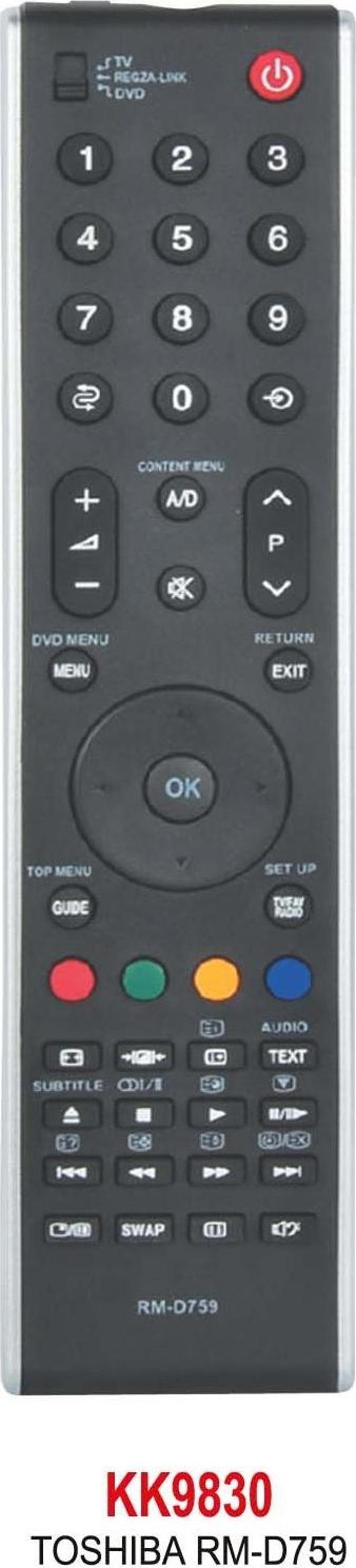 TOSHIBA RM-D759 LCD KUMANDA - Image 1