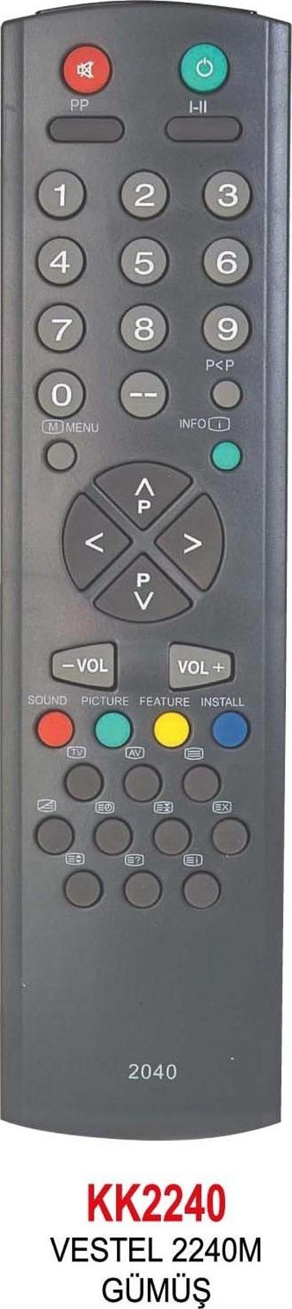 VESTEL 2240M GÜMÜŞ KUMANDA - Image 1