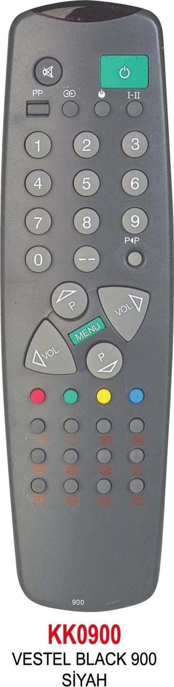 VESTEL BLACK LCD SİYAH KUMANDA - Image 1