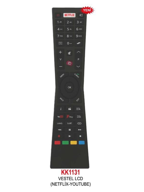 VESTEL LCD (NETFLİX-YOUTUBE) KUMANDA - Image 1