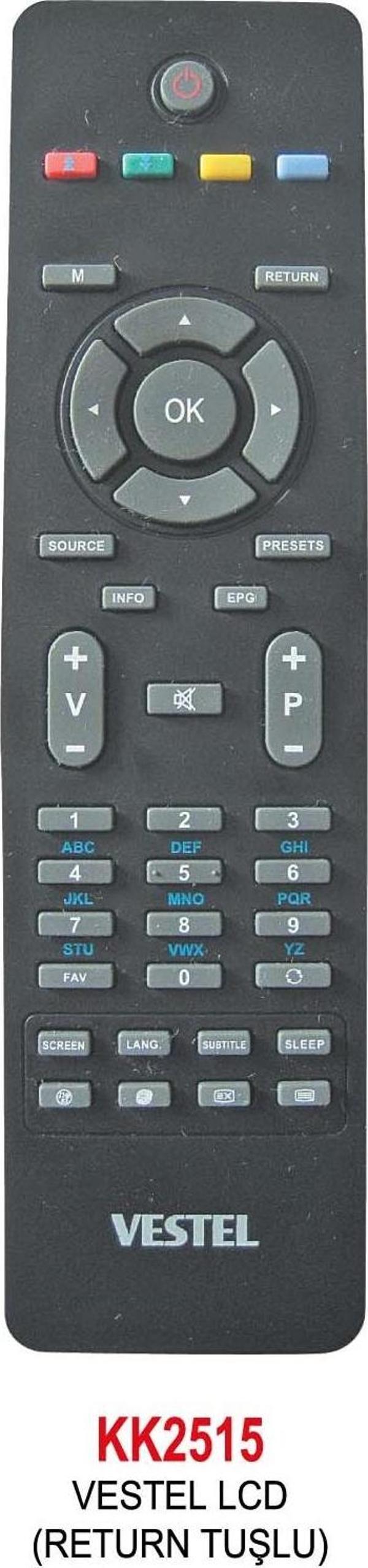 VESTEL LCD (RETURN TUŞLU) KUMANDA - Image 1
