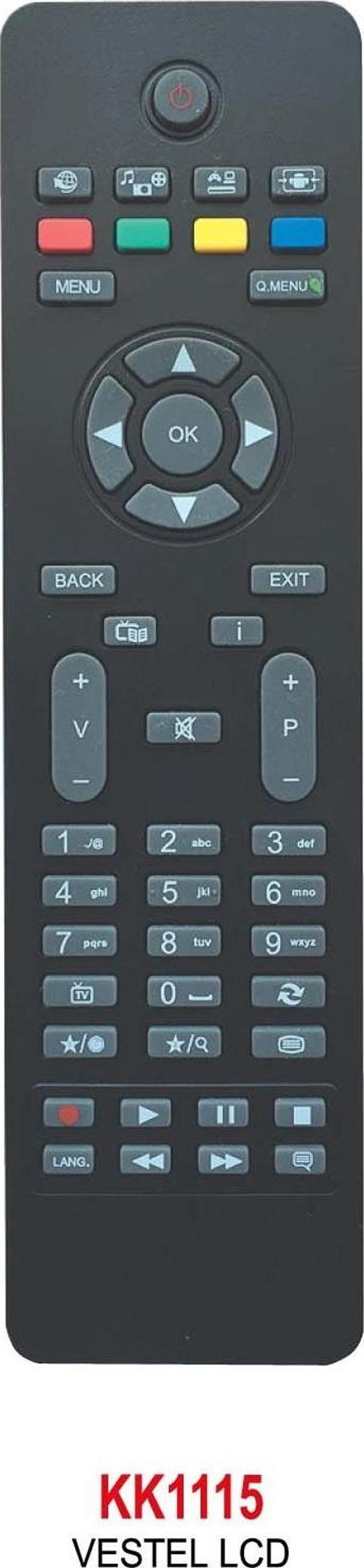 VESTEL LCD KUMANDA siyah - Image 1