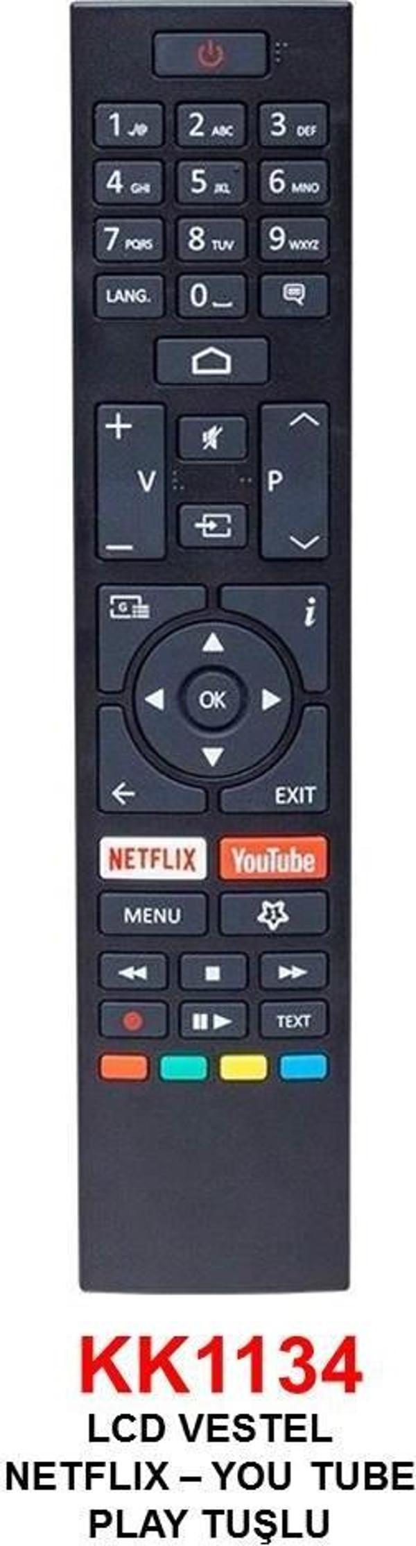 VESTEL LCD NETFLIX - YOU TUBE PLAY TUŞLU - Image 1