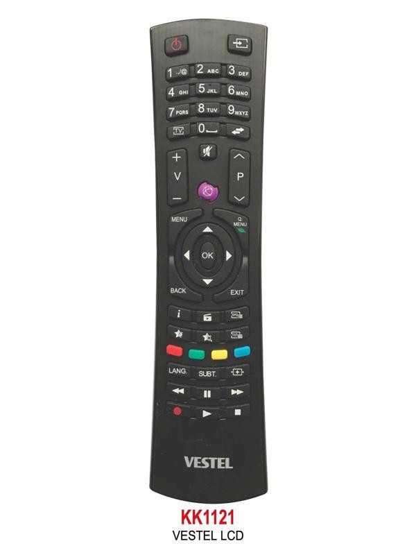 VESTEL LCD TV KUMANDA SİYAH - Image 1