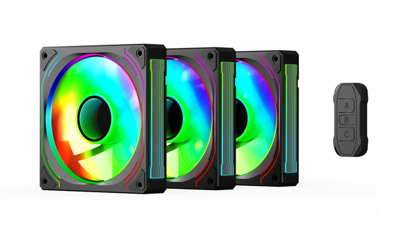 GamePower Glacia 120 Infinity ARGB 3'Lü Fan Seti + Hub Kit - Image 1