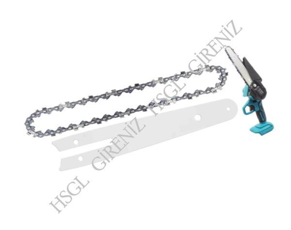 HSGL Akülü Şarjlı El Testeresi Zincir  Pala Seti – 1/4 Ayak 23.5 Diş, 23.5 cm Budama Testeresi - Image 1