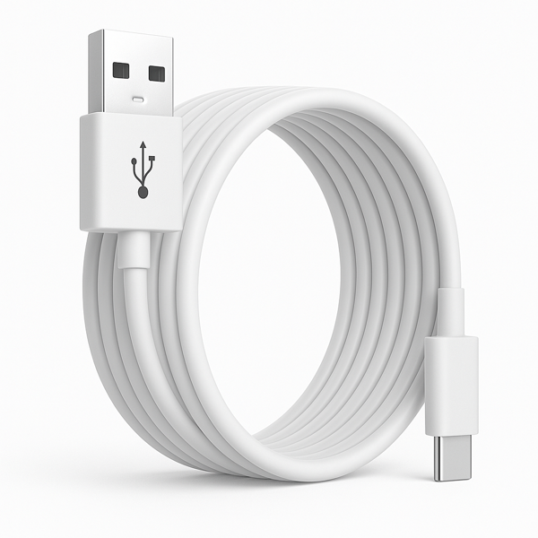 ScHitec 3A 60W UsbA to Type-C Hızlı Data ve Şarj Kablosu 2 Metre Beyaz X73 - Image 1