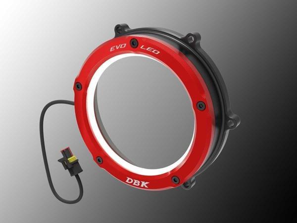 DBK Şeffaf Debriyaj Kapağı Evo LED – Ducati Panigale V4 / S 2018–2025 Uyumu - Image 1