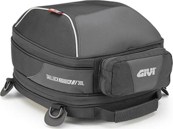 Givi Black Taillock Easy Eyer 30LT Çanta + Givi Tanklocklu Eyer Aparatı Taban – Evrensel Uyum - Image 1