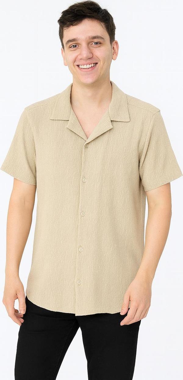  CLASSİCS MEN Erkek Pamuklu Yazlık Kısa Kollu Gömlek 7375 - Image 1