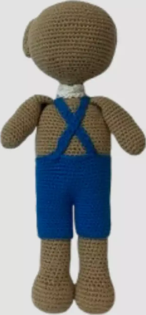 Uretti - Birsen 2552 El Yapımı Amigurumi Bahçıvan Ayı - 30 cm - Image 1