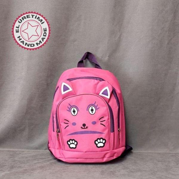 Uretti - Volkan 4975 9915 Sevimli Anaokulu ve Kreş Günlük Kullanım Okul Çantası -Pembe Tavşan - Image 1