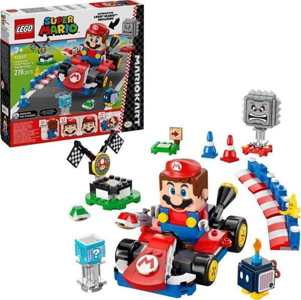 LEGO Super Mario Mario Kart-İnteraktif Mario ve Standard Kart 72043 - Image 1