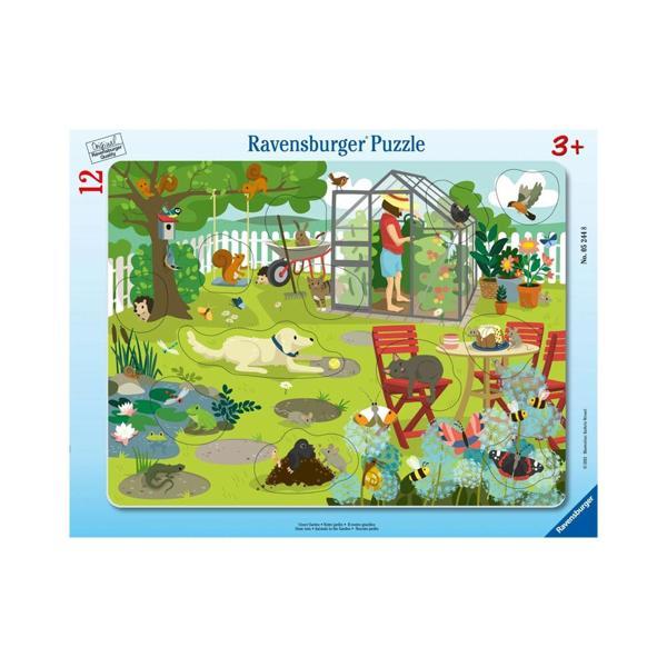 Ravensburger Bahçede 12 Parça Büyük Çerçeve Puzzle - Image 1