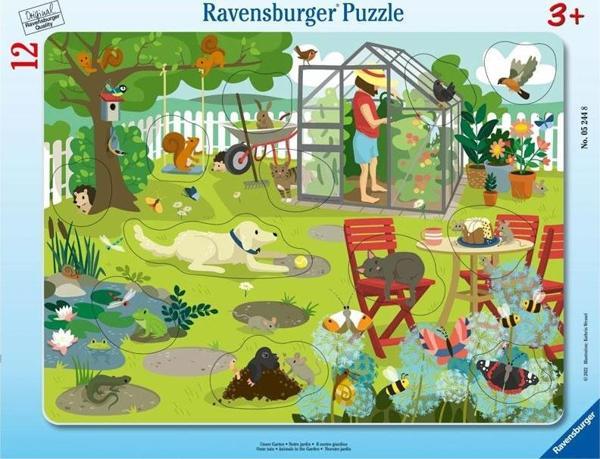 Ravensburger Bahçede 12 Parça Büyük Çerçeve Puzzle - Image 1