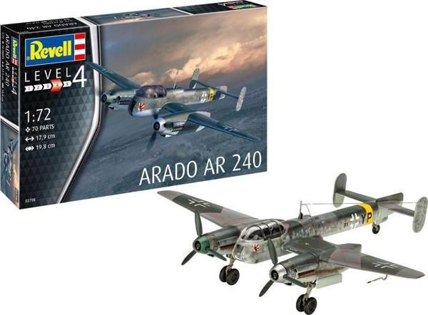 Revell Maket Model Kit Arado Ar 240  3798 - Image 1