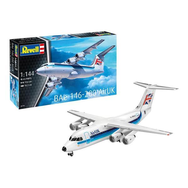 Revell Maket Model Kit BAe 146 200 AirUK 3791 - Image 1
