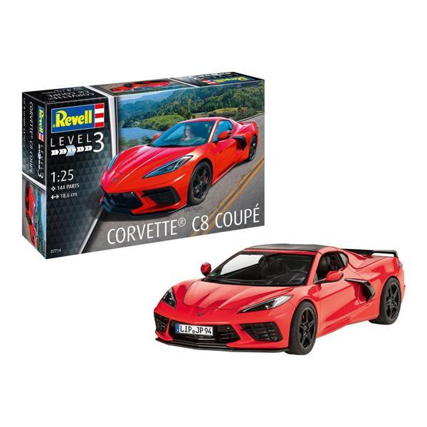 Revell Maket Model Kit Corvette C8 Coupé  7714 - Image 1