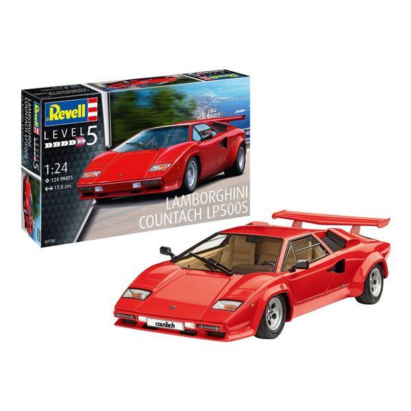 Revell Maket Model Kit Lamborghini Countach LP500S  7730 - Image 1