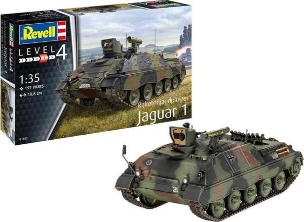 Revell Maket Model Kit Raketenjagdpanzer Jaguar 1 3353 - Image 1