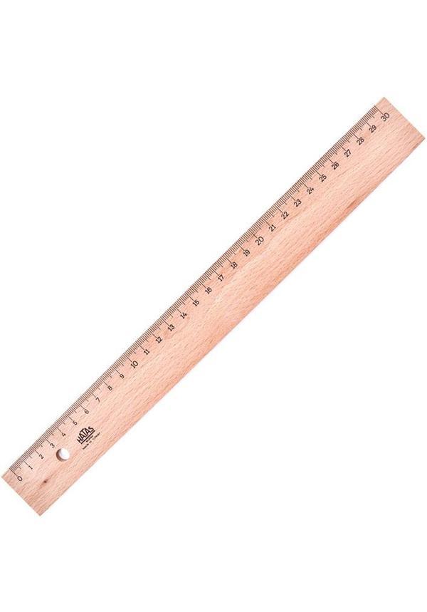 Hatas Tahta Cetvel 30 Cm - 3 adet - Image 1