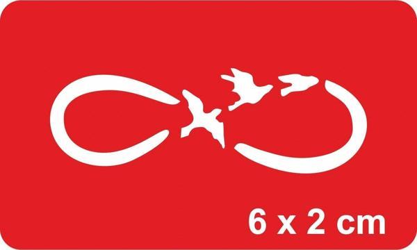 Sonsuza Dek Özgürdür Kuşlar Tattoo Geçici Dövme Şablonları Kına Kalıpları - Image 1