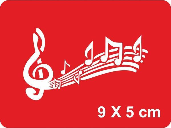 Sol anahtarı nota  Tattoo Geçici Dövme Şablonları Kına Kalıpları - Image 1