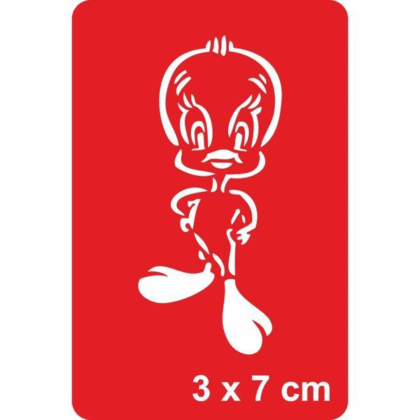 Sevimli kuş Tattoo Geçici Dövme Şablonları Kına Kalıpları - Image 1
