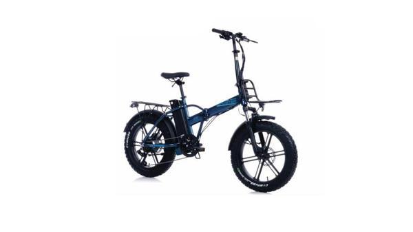 CORELLİ BROSTER TECHLA FAT BIKE ELEKTRİKLİ KATLANIR BİSİKLET 42CM HD 20 JANT 7 VİTES METALİK MAVİ - Image 1