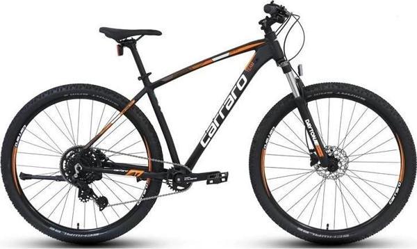 CARRARO DAYTONA 909 ERKEK DAĞ BİSİKLETİ 440H HD 29 JANT 9 VİTES MAT SİYAH BEYAZ TURUNCU - Image 1