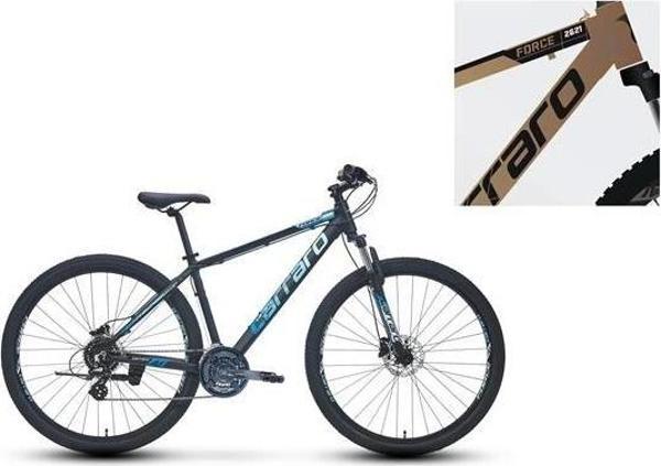 CARRARO FORCE 750 ERKEK DAĞ BİSİKLETİ 432H HD 27.5 JANT 24 VİTES BRONZ SİYAH BEYAZ - Image 1