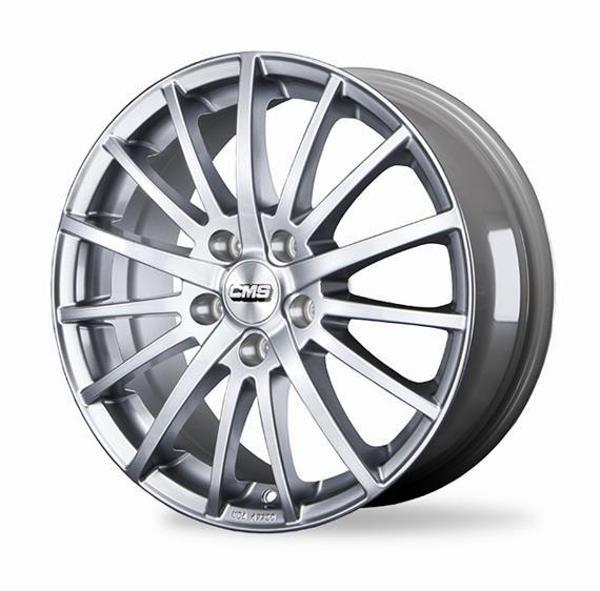 CMS-465-29 6.5x15" -4x100 ET43 67.2 Racing Silver Jant (4 Adet) - Image 1