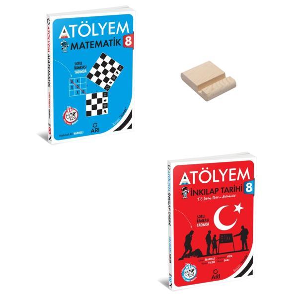 LGS 8. Sınıf Atölyem Matematik ve İnkılap Tarihi + Telefon Standı - Arı Yayıncılık - Image 1