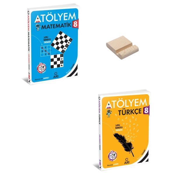 LGS 8. Sınıf Atölyem Matematik ve Türkçe + Telefon Standı - Arı Yayıncılık - Image 1