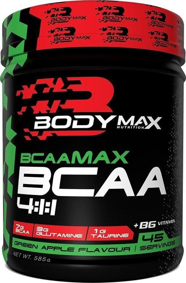 Bodymax BCAAmax 4:1:1 BCAA Tozu 585 g (45 Servis) – Yeşil Elma Aromalı - Image 1