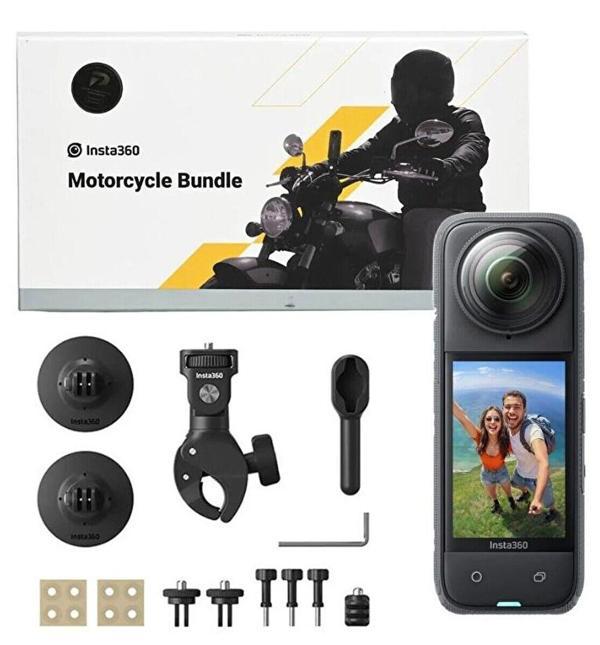 Insta360 X4 Aksiyon Kamerası - Motosiklet Kiti - Image 1