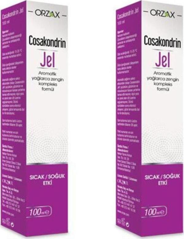 Orzax Cosakondrin Jel 100ml 2 Adet - Image 1