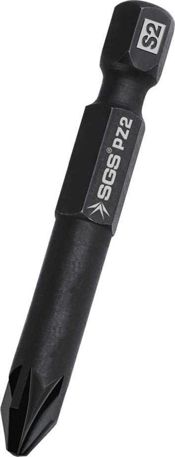 POZİDRİV UÇLU BİTS S2 PZ2*50mm SGS3825 (10 Adet) - Image 1