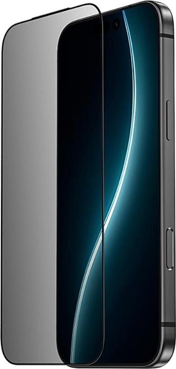 Benks İphone 17 Air Uyumlu Glass Warrior Privacy Hd Cam Ekran Koruyucu Uygulama Aparatlı Siyah - Image 1