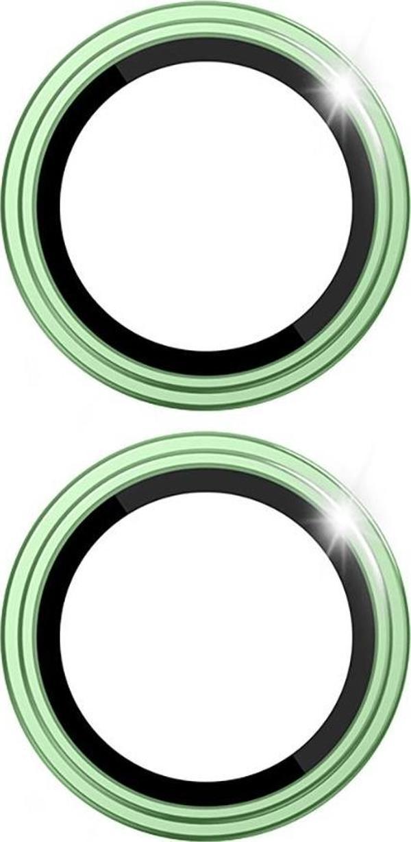 Wıwu İphone 17 Uyumlu Wiwu Lg-005 Falcon Anti Reflective Safir Kamera Lens Koruyucu Açık Yeşil - Image 1