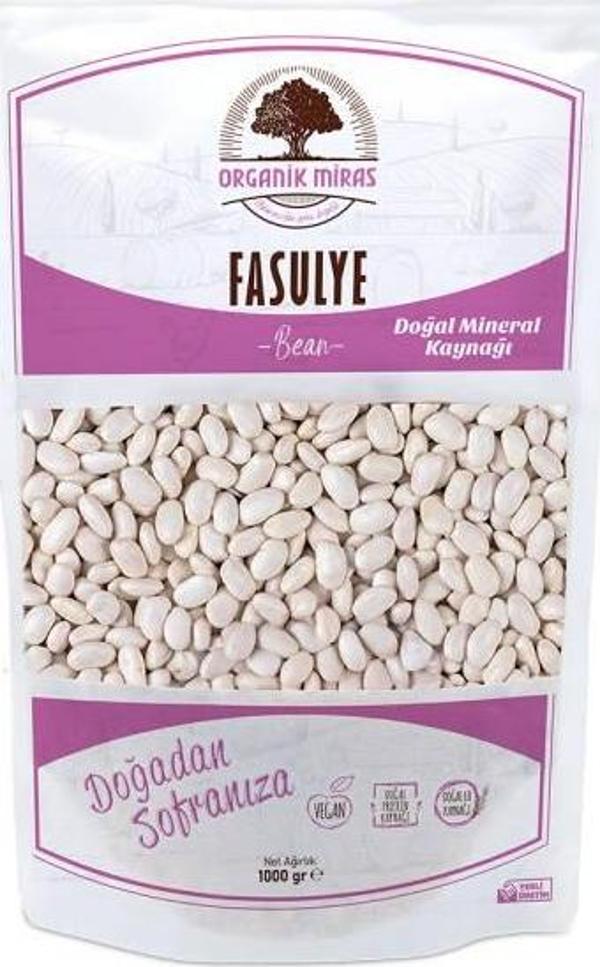 Organik Miras Dermason Fasulye 1kg - Image 1