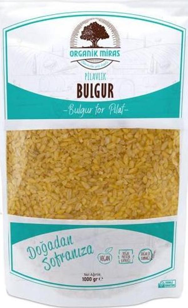 Organik Miras Pilavlık Bulgur 1kg - Image 1