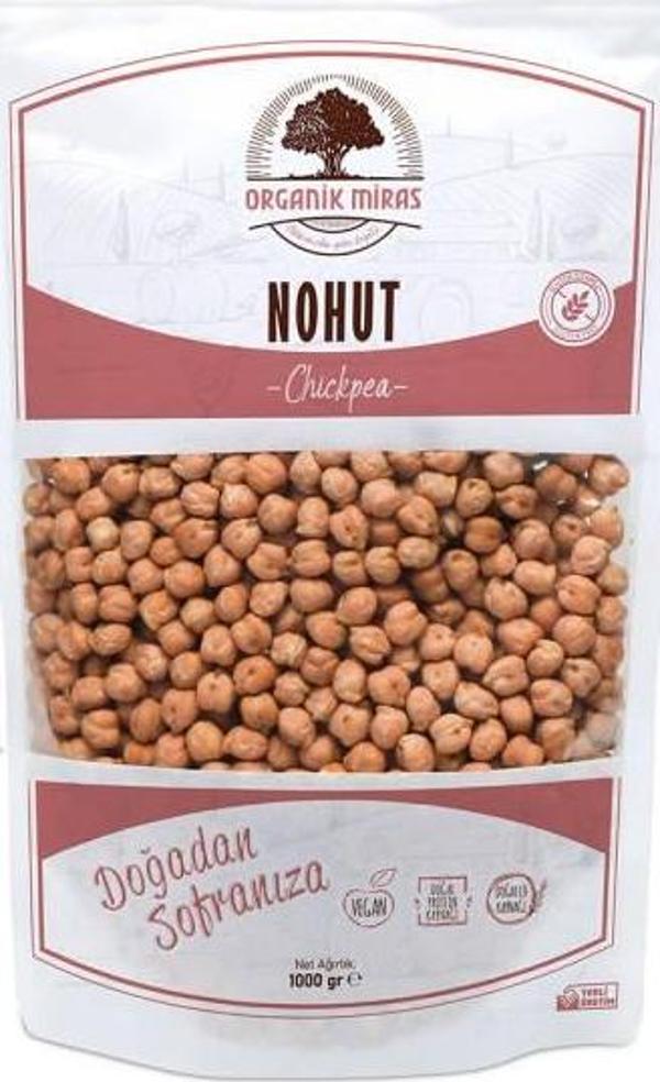 Organik Miras Nohut 1kg - Image 1