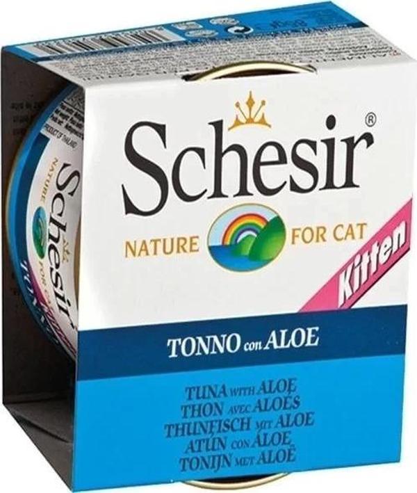 Schesir Kitten Ton Balıklı ve Aloeveralı Yavru Kedi Konservesi 85 Gr - Image 1