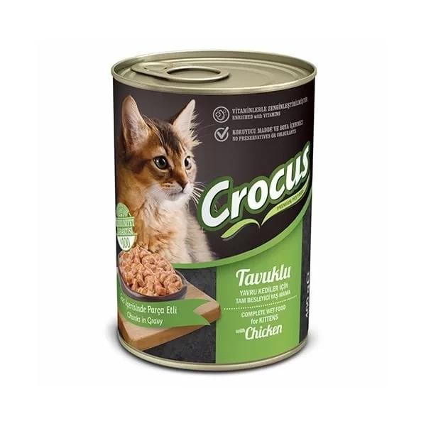 Crocus Tavuklu Yavru Kedi Yaş Maması 400 Gr - Image 1