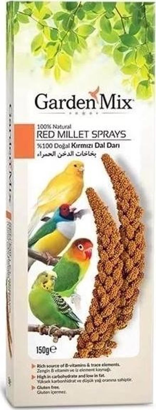 Garden Mix Kırmızı Darı Dalı Kuş Ödülü 150 Gr - Image 1