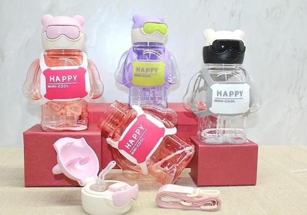 Sevimli 3d Desenli Su Matarası Bpa İçermez Alk3143 - Image 1