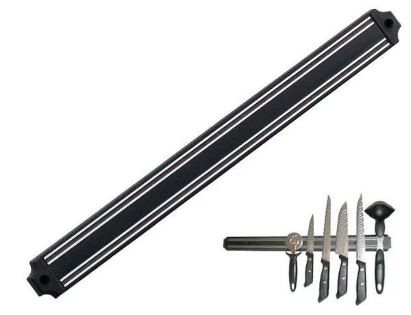 Mıknatıslı Bıçak Tutucu Stand - 49 Cm, Siyah - Image 1