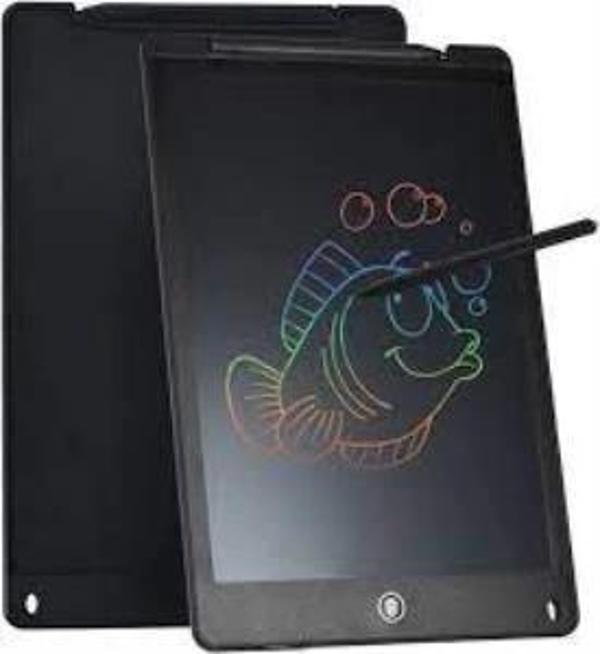 T12 Siyah Writing Tablet Lcd 12 Inç Dijital Kalemli Çizim Yazı Tahtası - Image 1
