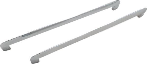 Metal Kulp Diko Krom 224 mm | Dolap Kapak ve Çekmece Kulpu | 10 Adet - Image 1
